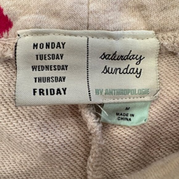 Saturday Sunday Anthropologie Floral Jogger Sweatpants - Picture 4 of 4